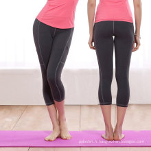 Pantalons de sport de bonne sensation douce pantalons longs pantalons de yoga sans couture